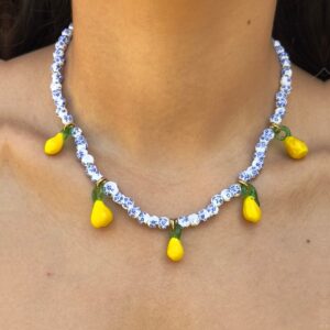 collier flower lemon